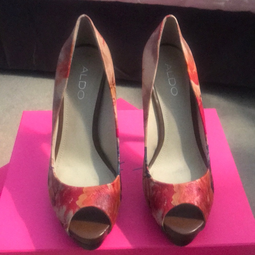 Aldo Peep Toe Pumps